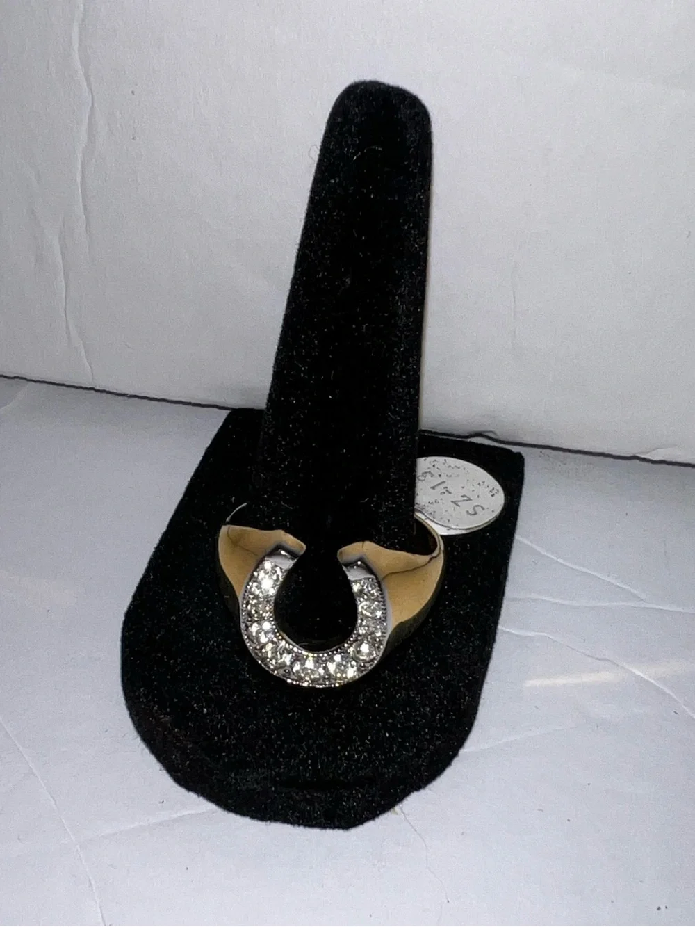 Vintage Lucky Horseshoe Two-Toned Ring